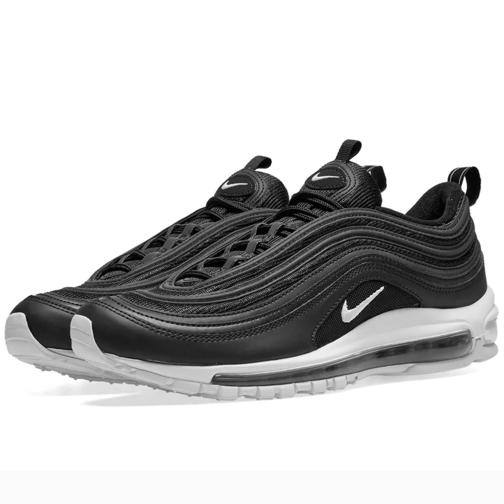 Nike Black and White Air Max 97 Sneakers